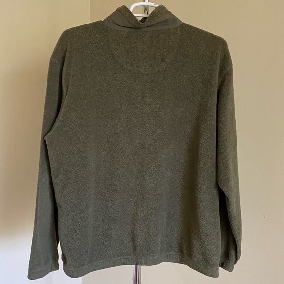 Field & Stream Olive Green 1/3 Button Fishing Utility Sweater Size Large - Picture 3 of 13
